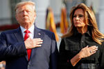 Дональд и Меланья Трамп, 11 сентября 2019 года