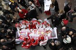Общий вид участников жеребьевки в ГУМе