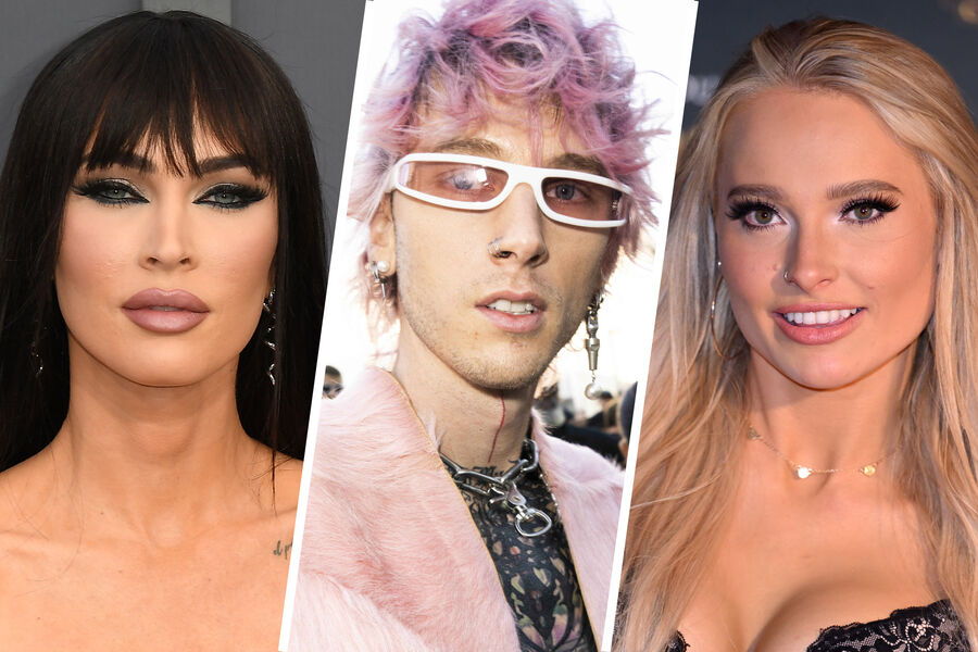 <b>Меган Фокс, Machine Gun Kelly и Софи Ллойд</b>
<br><br>
Минувшей зимой в&nbsp;любовном треугольнике оказалась Меган Фокс. Бойфренда актрисы Machine Gun Kelly заподозрили в&nbsp;измене с&nbsp;гитаристкой Софи Ллойд. Оказавшись на&nbsp;грани разрыва, звезды обратились к&nbsp;семейному психологу и смогли сохранить отношения.