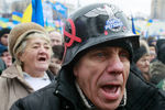 Участники воскресного «евромайдана»