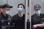 Ильназ Галявиев в зале заседаний Советского районного суда Казани, 12 мая 2021 года 
