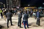 Ситуация на территории железнодорожного вокзала в Уральске, Казахстан, 27 сентября 2022 года
