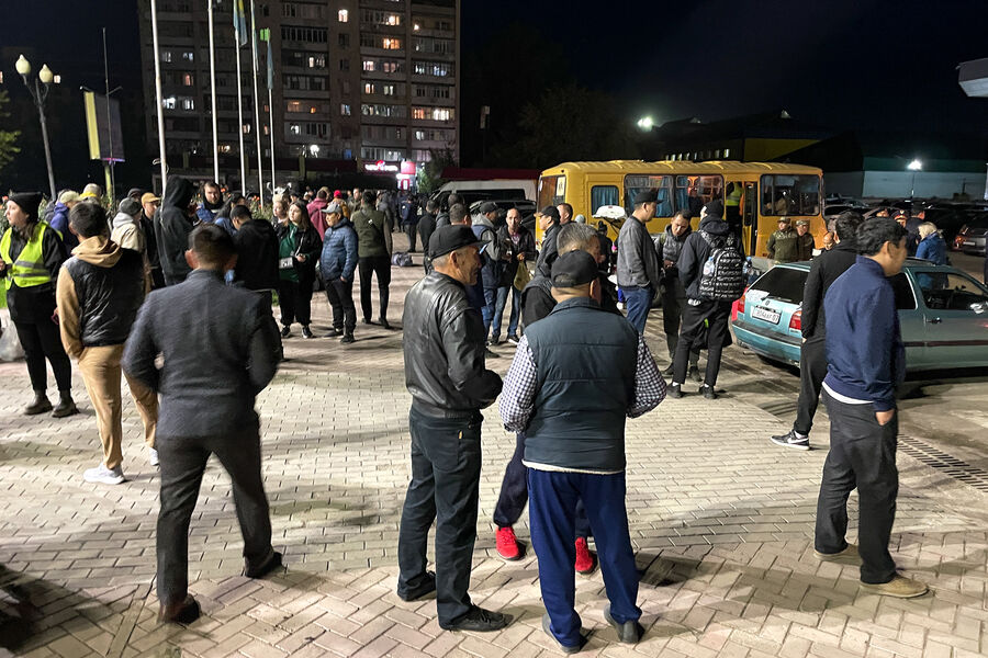 Ситуация на&nbsp;территории железнодорожного вокзала в&nbsp;Уральске, Казахстан, 27&nbsp;сентября 2022&nbsp;года