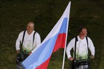 Знаменосец сборной России Мария Шарапова