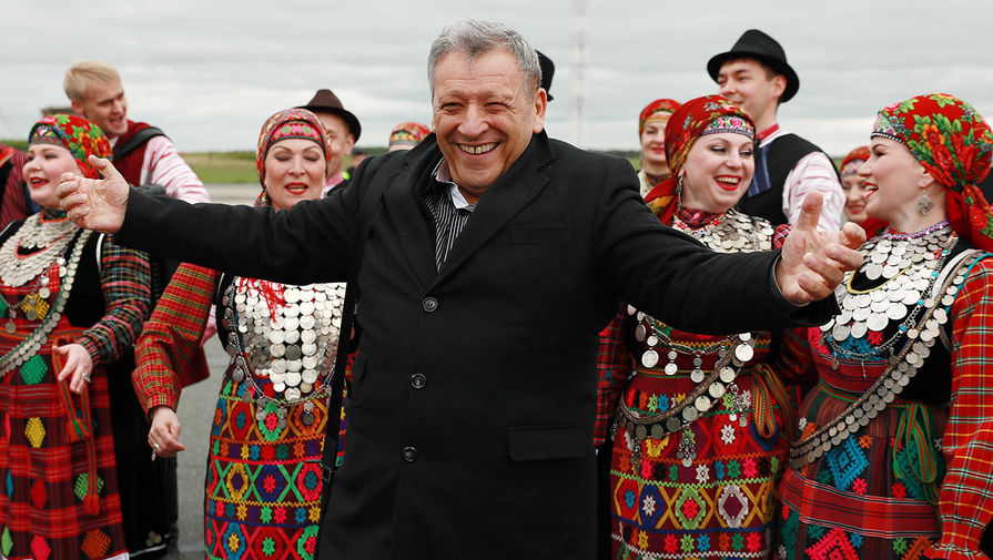 Борис Грачевский перед&nbsp;началом благотворительной акции Первого канала &laquo;Стань Первым!&raquo; в&nbsp;День защиты детей в&nbsp;аэропорту Ижевска, 2018&nbsp;год