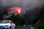 Лесные пожары в турецком городе Карабук, 26 июля 2025 года