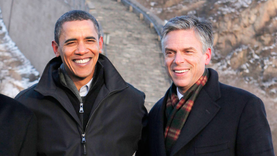 В&nbsp;2012 году Хантсман пытался победить Обаму