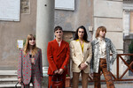 Участники группы Maneskin в Риме, 2021 год