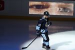 Джером Игинла перед самым началом матча
