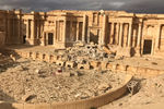Римский амфитеатр в исторической части сирийской Пальмиры, 2 марта 2017 года