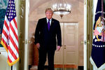 Президент США Дональд Трамп в Белом доме, 14 апреля 2018 года