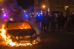 Протестующие на улицах Фергюсона