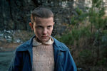 Милли Бобби Браун в роли Элевен в первом сезоне сериала «Очень странные дела», 2016 год