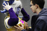 Во время выставки «Игромир» и фестиваля Comic Con Russia в Москве, 3 октября 2019 года