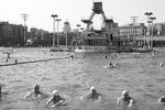 1974 год. Бассейн «Москва», существовавший с 1960 по 1994 в центре Москвы, на месте Храма Христа Спасителя