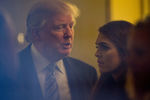 Хоуп Хикс и Дональд Трамп, 2016 год