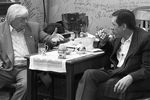 Юрий Любимов и Валерий Золотухин, 1993 год