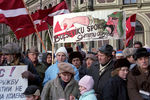Митинг, организованный Народным фронтом Латвии против военных действий в Вильнюсе, 13 января 1991 года