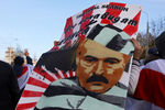 Во время акции оппозиции в Минске, 18 октября 2020 года