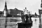 Во время наводнения в Москве, апрель 1908 года