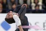Россиянка Евгения Медведева на чемпионате мира по фигурному катанию в Хельсинки