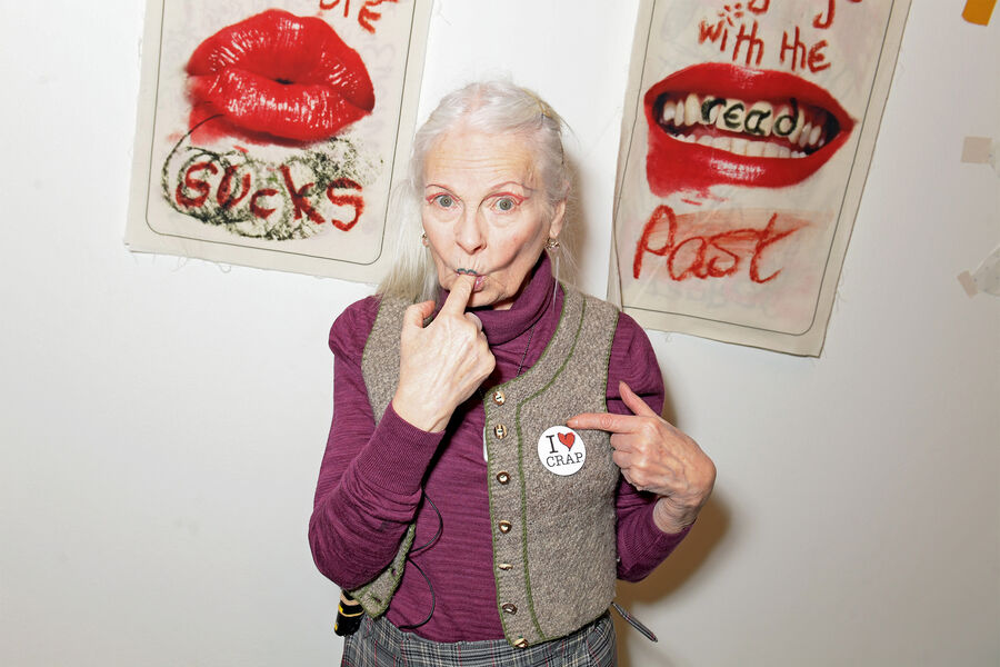Вивьен Вествуд на&nbsp;презентации выставки Vivienne Westwood AW20/21 во время Лондонской недели моды, 2020&nbsp;год