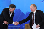 Владислав Сурков и Владимир Путин