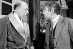 <b>«Собачье сердце» (1988), реж. Владимир Бортко</b>
<br><br>Одним из ярких воплощений в позднем творчестве Евстигнеева стала роль профессора Преображенского в экранизации «Собачьего сердца» Михаила Булгакова. Сюжет двухсерийного фильма рассказывает об ученом-враче, который подбирает на улице дворового пса и пытается с помощью пересадки гипофиза сделать из него человека (Владимир Толоконников). Однако его научный эксперимент скоро выходит из-под контроля