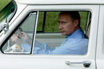 Владимир Путин на&nbsp;открытии нового тоннеля Адлер &mdash; Красная Поляна за&nbsp;рулем ГАЗ-21 &laquo;Волга&raquo; 1956&nbsp;г. выпуска, 2005&nbsp;год