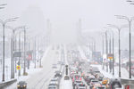 Во время снегопада в Москве, 12 февраля 2021 года
