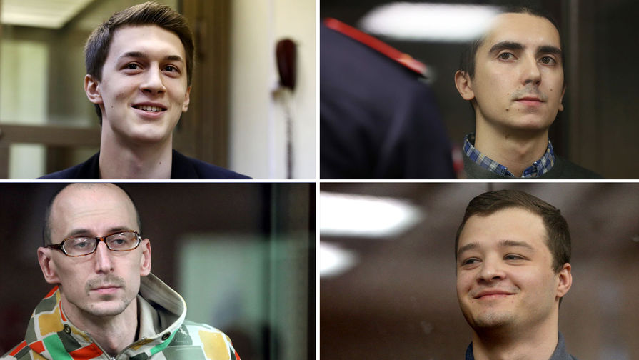 Егор Жуков, Владимир Емельянов, Павел Новиков и Никита Чирцов