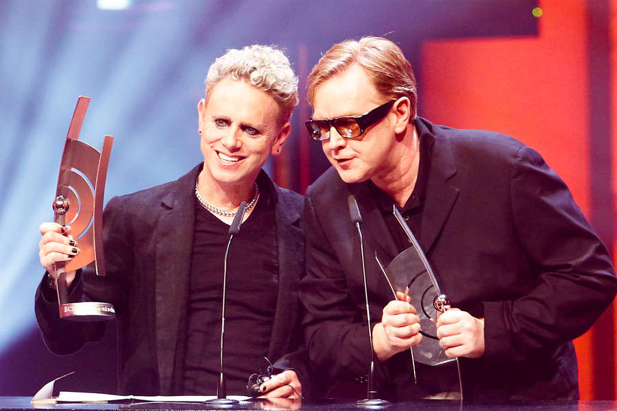 Мартин Гор и Энди Флетчер из&nbsp;группы Depeche Mode во время внаграждения премии Echo 2010&nbsp;в&nbsp;Берлине