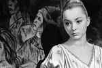Анастасия Вертинская в роли Офелии на съемках кинофильма «Гамлет» режиссера Григория Козинцева, 1973 год