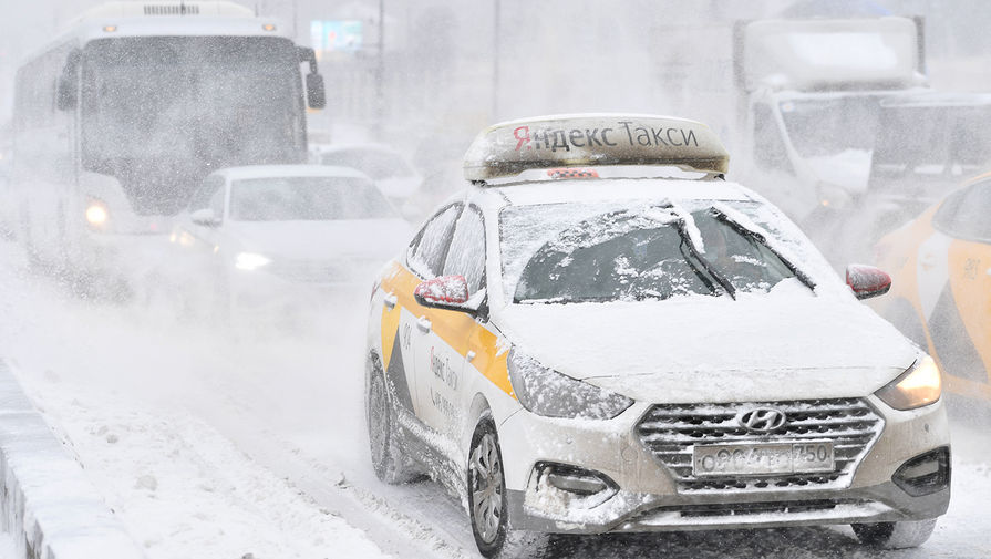 Во время снегопада в&nbsp;Москве, 12&nbsp;февраля 2021&nbsp;года