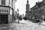 Во время наводнения в Москве, апрель 1908 года