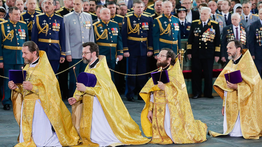 Церемония освящения собора Воскресения Христова&nbsp;- главного храма Вооруженных сил РФ, 14 июня 2020 года