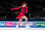 Александра Трусова выступает в короткой программе на чемпионате России — 2022