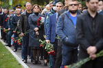 На церемонии прощания с главой МЧС РФ Евгением Зиничевым, 10 сентября 2021 года