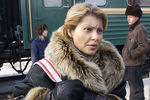 Жена Михаила Ходорковского (признан в РФ иностранным агентом) Инна после свидания с мужем, отбывающим наказание в колонии общего режима в городе Краснокаменск в Читинской области. 2006 год 