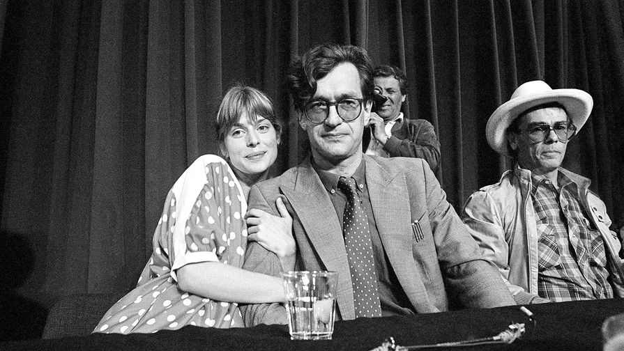 Настасья Кински и режиссер Вим Вендерс на Каннском кинофестивале, 1984 год