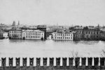 Замоскворечье во время наводнения в Москве, апрель 1908 года