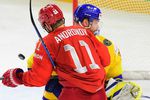 Форвард сборной России Сергей Андронов.