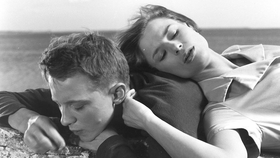 Кадр из фильма «Сквозь тёмное стекло» (1961) режиссера Ингмара Бергмана
