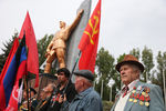 Украина. Славянск. 9 Мая. Ветераны ВОВ во время праздничного шествия, посвященного 69-й годовщине Победы в Великой Отечественной войне