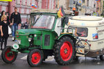 Раритетный трактор Deutz 1961 года выпуска по кличке «Роберте», на котором 81-летний немецкий пенсионер-путешественник Винфрид Лангнер прибыл из города Лауенферде (Нижняя Саксония) в Санкт-Петербург.