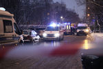 У МФЦ «Рязанский» на юго-востоке Москвы, где произошла стрельба, 7 декабря 2021 года