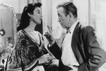Актеры Ава Гарднер и Хамфри Богарт (1899-1957) в фильме «Босоногая графиня» (1954) 