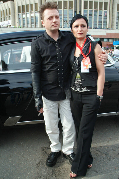 Музыкант Глеб Самойлов с&nbsp;женой Анной Чистовой, 2006&nbsp;год