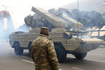 Военная техника азербайджанской армии во время военного парада в&nbsp;Баку, 10 декабря 2020 года
