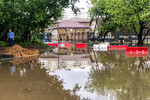 Последствия ливня на улице Шумкина, 20 июня 2024 года